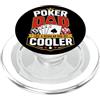 Poker Dad Like A Regular Dad But Cooler Festa del papà Poker papà come un normale papà ma modo più fresco PopSockets PopGrip per MagSafe
