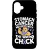 Stomach Cancer Warrior Gifts for Women a Custodia per iPhone 16 Consapevolezza del cancro allo stomaco Pervinca Novembre Cancro allo stomaco