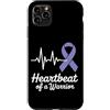 Stomach Cancer Warrior Gifts for Women a Custodia per iPhone 11 Pro Max Consapevolezza del cancro allo stomaco Pervinca Novembre Cancro allo stomaco