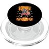Funny Halloween Shirts Scary Gifts Men W Halloween Dabbing Scheletro Skull Rib Cage Dab Dance Pose PopSockets PopGrip per MagSafe