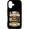 Jimbeels Custodia per iPhone 17 My Weekend Needs A Bouncer umorismo riposo