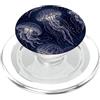 Abyssal Wonders Art Modello estetico delle meduse del mare profondo PopSockets PopGrip per MagSafe