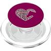 Women Love horses Buffalo Leopard Plaid Camicia da donna con stampa a quadri leopardata di bufalo PopSockets PopGrip per MagSafe