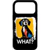 Funny Dog What Humor Joke Dog Meme Custodia per iPhone 17 Pro Max Bassotto Cosa? Cane Meme Bassotto Divertente Detto Cane