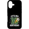 Kids Soccer Football Birthday Shirts And Custodia per iPhone 17 It's My 10th Birthday Soccer Ball Field 10 Year Old Boy