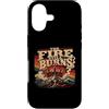 Christian Revival Faith Fire Cross Custodia per iPhone 17 Retro Mountain Cross Il fuoco brucia ancora