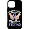 Stomach Cancer Warrior Gifts for Women a Custodia per iPhone 16 Pro Max Consapevolezza del cancro allo stomaco Pervinca Novembre Cancro allo stomaco