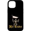 Medieval Renaissance Ren Faire Jousting Custodia per iPhone 15 Sir Render Surrender Divertente Cavaliere Medievale Meme