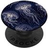 Abyssal Wonders Art Modello estetico delle meduse del mare profondo PopSockets PopGrip Adesivo