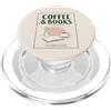 Coffee and Bookis Themed Apparels Women Caffè E Libri Retro Reader Cafe PopSockets PopGrip per MagSafe