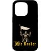 Medieval Renaissance Ren Faire Jousting Custodia per iPhone 15 Pro Sir Render Surrender Divertente Cavaliere Medievale Meme