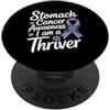 Stomach Cancer Warrior Gifts for Women a Consapevolezza del cancro allo stomaco Pervinca Novembre Cancro allo stomaco PopSockets PopGrip Adesivo