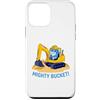 Tiny Builder Sharks Custodia per iPhone 12 mini Mighty Bucket Kids Cute Shark Escavatore Costruzione