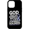 Stomach Cancer Warrior Gifts for Women a Custodia per iPhone 12 Pro Max Consapevolezza del cancro allo stomaco Pervinca Novembre Cancro allo stomaco
