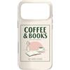 Coffee and Bookis Themed Apparels Women Custodia per iPhone 17 Pro Max Caffè E Libri Retro Reader Cafe