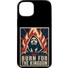 Christian Revival Burn For The Kingdom F Custodia per iPhone 15 Plus Brucia per il culto cristiano del revival del regno