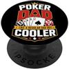 Poker Dad Like A Regular Dad But Cooler Festa del papà Poker papà come un normale papà ma modo più fresco PopSockets PopGrip Adesivo