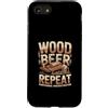 Woodworking Beer Humor Procrastination Custodia per iPhone SE (2020) / 7/8 Legno Birra Ripetere Professionale Procrastinazione Lavorazione Del Legno
