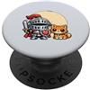 Medieval Renaissance Ren Faire Jousting Amore Gatto E Cavaliere Festival Medievale Ren Faire Rinascimento PopSockets PopGrip Adesivo