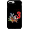 Medieval Renaissance Ren Faire Birthday Custodia per iPhone 7 Plus/8 Plus Medieval Knight Kid Età 3 Anni Compleanno