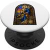 Holy Art San Pietro Chiavi Gallo Cattedrale gotica Mosaico Art Icona PopSockets PopGrip Adesivo