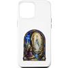 Holy Art Custodia per iPhone 12 Pro Max Opera d'arte mosaico della Cattedrale dell'Apparizione della Vergine Mar