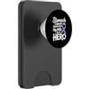 Stomach Cancer Warrior Gifts for Women a Consapevolezza del cancro allo stomaco Pervinca Novembre Cancro allo stomaco PopSockets PopWallet per MagSafe
