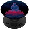 Buddha Designs by Kajiro Buddha astratto - fiore di loto - buddismo spirituale buddista PopSockets PopGrip Adesivo