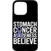 Stomach Cancer Warrior Gifts for Women a Custodia per iPhone 15 Pro Max Consapevolezza del cancro allo stomaco Pervinca Novembre Cancro allo stomaco