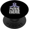 Stomach Cancer Warrior Gifts for Women a Consapevolezza del cancro allo stomaco Pervinca Novembre Cancro allo stomaco PopSockets PopGrip Adesivo
