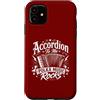 Great Accordion Player Accordionist Gift Custodia per iPhone 11 Accordion To Me Polka Music Rocks - Funny Polka Music