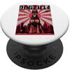 Doberman Puppy Lover PS Divertente retrò giapponese Dogzilla Doberman amante dei cani PopSockets PopGrip Adesivo