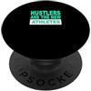 Matching Light Teal Aqua Color Graphic T Aqua Hustlers Are The Athletes Teal Aqua Graphic PopSockets PopGrip Adesivo