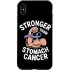 Stomach Cancer Warrior Gifts for Women a Custodia per iPhone XS Max Consapevolezza del cancro allo stomaco Pervinca Novembre Cancro allo stomaco