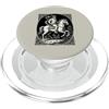Demonique Tees and Ars Goetia Demon Gift Bathin Una leggenda oscura sul pallido destriero PopSockets PopGrip per MagSafe
