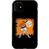 Funny Halloween Shirts Scary Gifts Men W Custodia per iPhone 11 Halloween Dabbing Scheletro Skull Rib Cage Dab Dance Pose