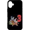 Medieval Renaissance Ren Faire Birthday Custodia per iPhone 16 Plus Medieval Knight Kid Età 3 Anni Compleanno