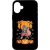 Funny Halloween Shirts Scary Gifts Men W Custodia per iPhone 16 Plus Halloween Dabbing Scheletro Skull Rib Cage Dab Dance Pose