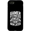 Gaming Workout Gamer Gym Motivation Custodia per iPhone SE (2020) / 7/8 Gamer Fitness Sudore Ora Vinci Più Tardi Allenamento