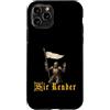 Medieval Renaissance Ren Faire Jousting Custodia per iPhone 11 Pro Sir Render Surrender Divertente Cavaliere Medievale Meme