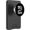 Stomach Cancer Warrior Gifts for Women a Consapevolezza del cancro allo stomaco Pervinca Novembre Cancro allo stomaco PopSockets PopWallet per MagSafe