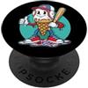 Camicie e regali InGENIUS del 4 luglio 4 luglio Baseball Gelato Drip Bandiera americana Ragazzi PopSockets PopGrip Adesivo