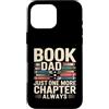 Reading Father Library Lover Bookworm Da Custodia per iPhone 16 Pro Max Prenota Papà Solo un altro capitolo Always Reader
