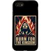 Christian Revival Burn For The Kingdom F Custodia per iPhone SE (2020) / 7/8 Brucia per il culto cristiano del revival del regno