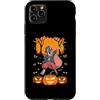 Funny Halloween Shirts Scary Gifts Men W Custodia per iPhone 11 Pro Max Halloween Dabbing Scheletro Skull Rib Cage Dab Dance Pose