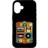 LUMOMIX Custodia per iPhone 16 Never Forget Vintage Nostalgia Retro Anni 90