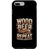 Woodworking Beer Humor Procrastination Custodia per iPhone 7 Plus/8 Plus Legno Birra Ripetere Professionale Procrastinazione Lavorazione Del Legno