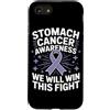 Stomach Cancer Warrior Gifts for Women a Custodia per iPhone SE (2020) / 7/8 Consapevolezza del cancro allo stomaco Pervinca Novembre Cancro allo stomaco