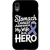 Stomach Cancer Warrior Gifts for Women a Custodia per iPhone XR Consapevolezza del cancro allo stomaco Pervinca Novembre Cancro allo stomaco
