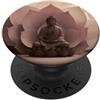 Buddha Designs by Kajiro Buddha astratto - fiore di loto - buddismo spirituale buddista PopSockets PopGrip Adesivo